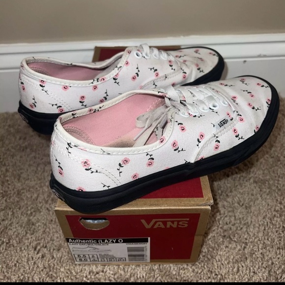 VANS Authentic Lazy Oaf Multi/Black Sneakers Men’s Size 6.5 Women’s 8 w/OG Box - Picture 4 of 10